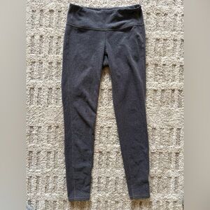 Athleta Gray Herringbone pattern/textured Leggings